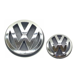 Kit Emblemas Vw Dianteiro E Traseiro - Kombi 1997 À 2006