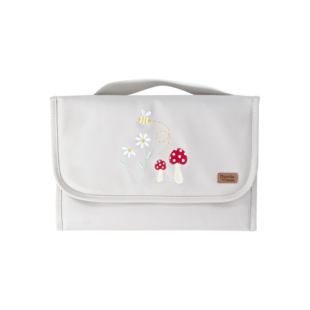 Trocador Com Bolso Cogumelo Impermeável E Emborrachado 100% Pvc - 01 Peça