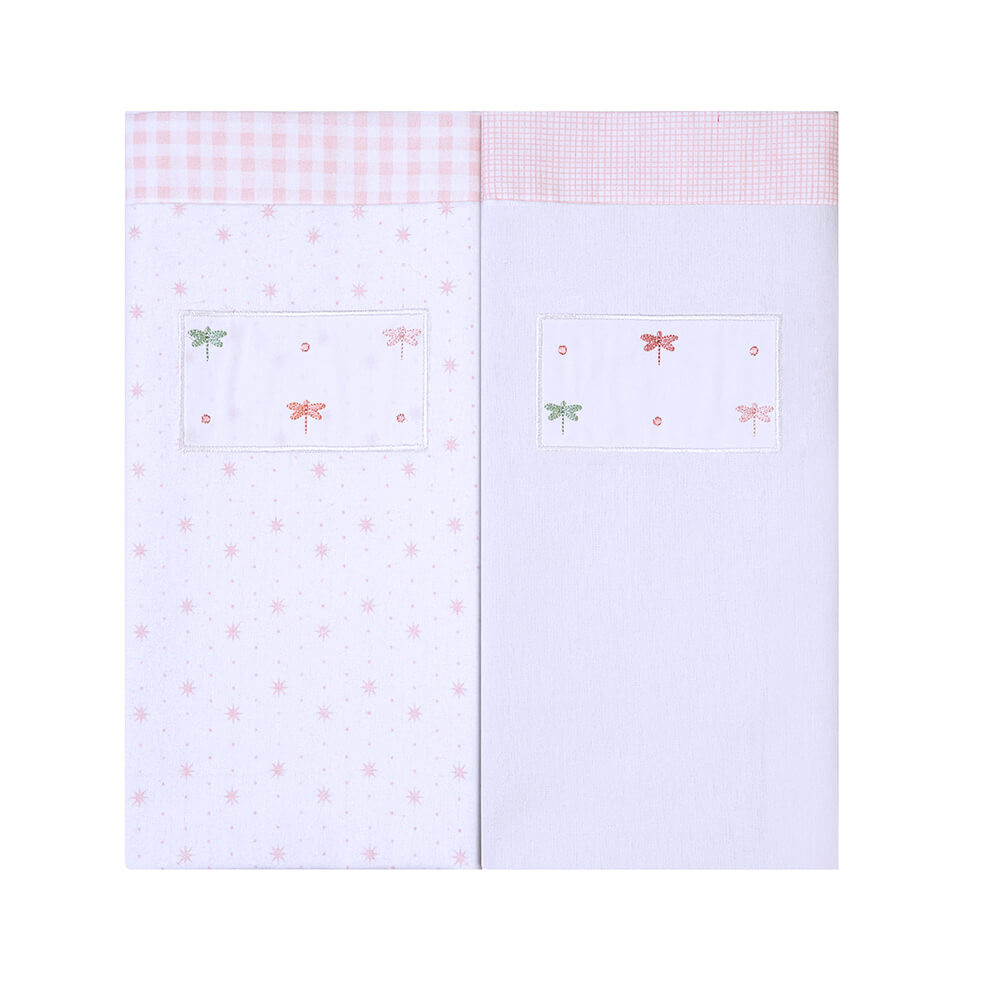 Kit Cueiro Bordados Papi Manta Libélula - 2 Peças
