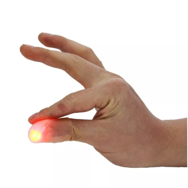 Dedo Luminoso Para Mágica D`Lite 1 uni Encantamento Ilusionismo Truque Brincadeira Diversão