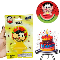VELA MAGALI MELANCIA FESTCOLOR (CHOCO)
