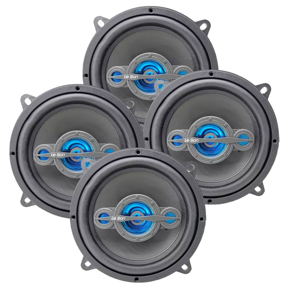 Kit 4 Alto Falante 5 Porta Dianteira Traseira Leson 400w Ls5 em Oferta na Shopee