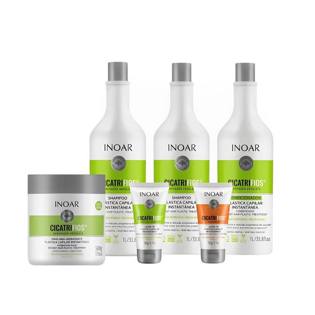 Inoar Kit Cicatrifios 2 Shampoo e Vitamina C - 6 Produtos em Oferta na Shopee