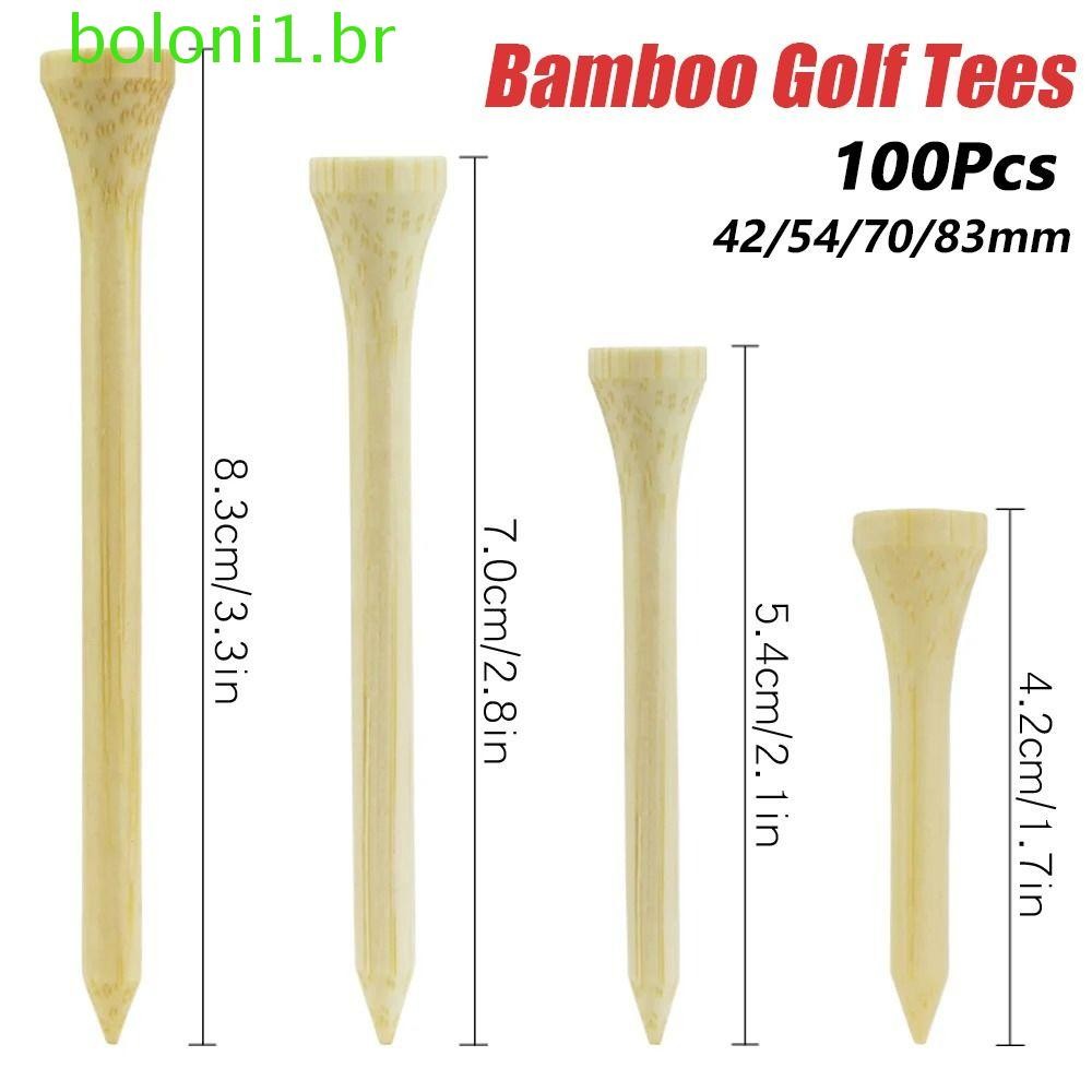 BOLONI 100 Pinos De Golfe Dos Pces , Acessórios Biodegradáveis Mais Fortes Do Treinamento , Suportes Da Bola Menos Fricç