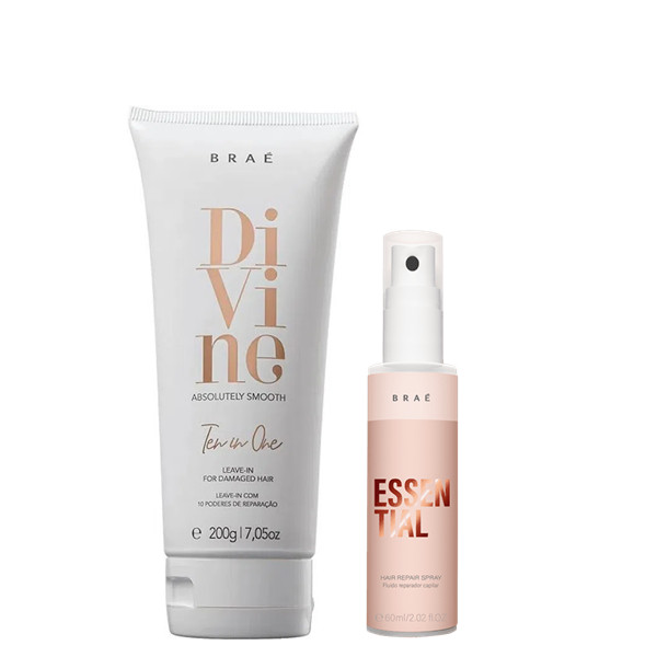 Braé Leave-in Divine e MINI Essential 60ML em Oferta na Shopee