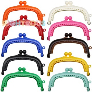 Rightrous 8.5cm Arco Plástico Bolsa Quadro Alça Para Saco De Embreagem Acessórios Fazendo Beijo Fecho Bloqueio Novo em Oferta na Shopee