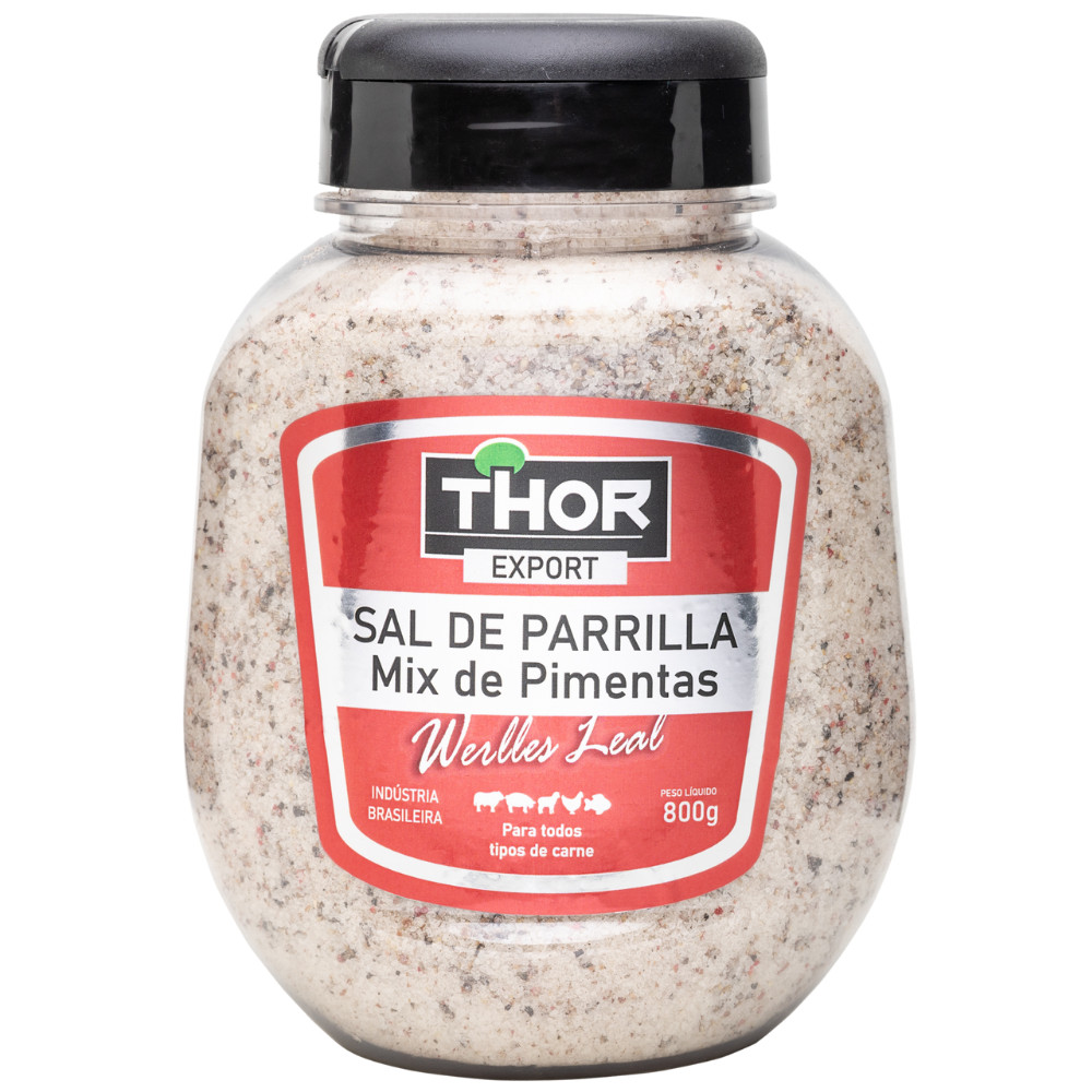 Sal De Parrilla Mix De Pimentas Churrasco Thor 800G - Food & Beverages