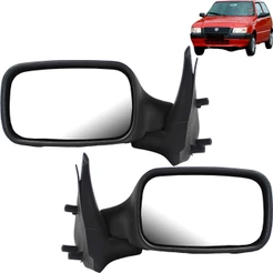 Retrovisor Uno Fire 2 Portas 2001 a 2005 Sem Controle