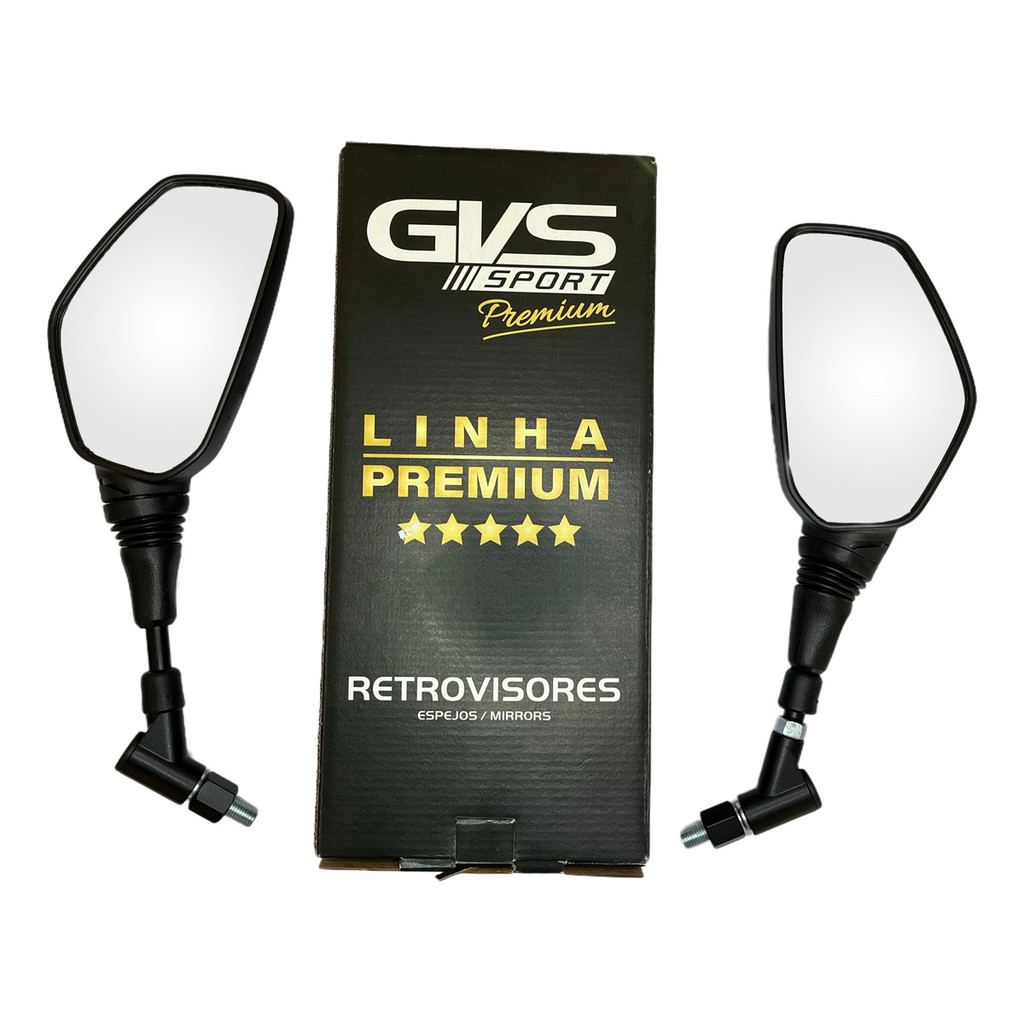 Retrovisor Dafra Nh190 Pulsar Rouser  Giro360 Convexa Gvs em Oferta na Shopee