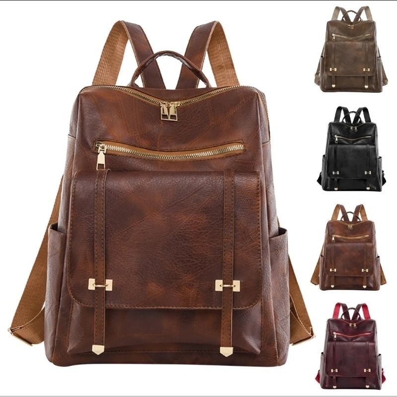 Bolsas de estilo simples para mulheres, moda feminina, grande capacidade, zíper duplo, design de luxo,bolsa 2024 em Oferta na Shopee