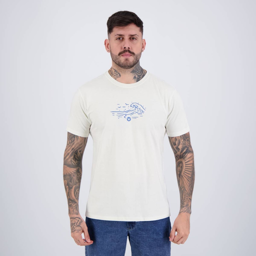 Camiseta Hang Loose Wave Off White - Men Clothes