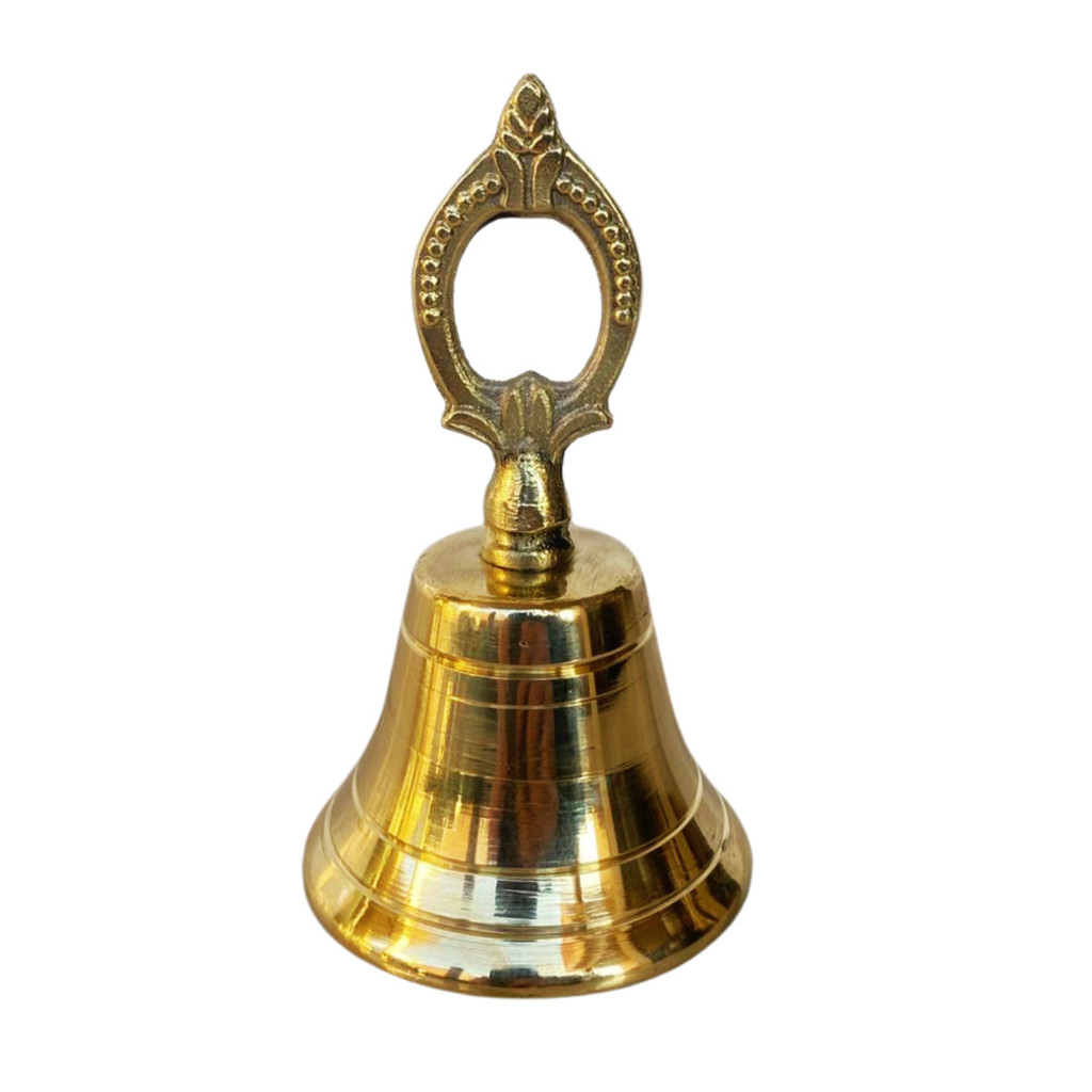 Sineta de mão em liga de bronze GG (12 Cm ) em Oferta na Shopee