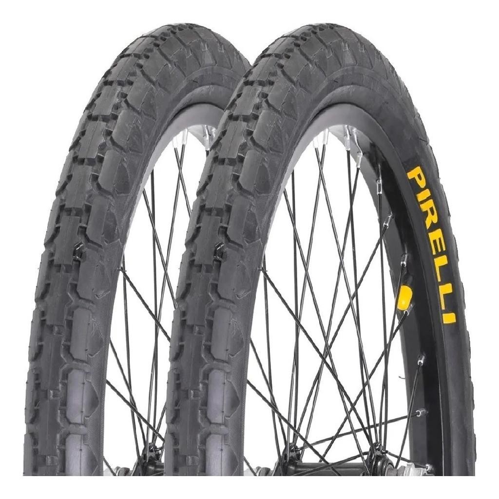 Par Pneu Bike Cargueira Pirelli Aro 20x2x1.3/4 Reforçado em Oferta na Shopee