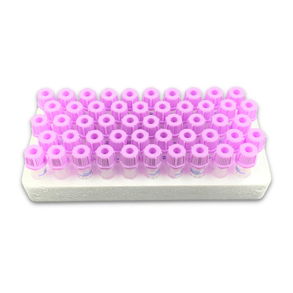 Microtubo Edta K2 Mini Tubo De Coleta Tubo Roxo C/50 Unidades - Vacuplast