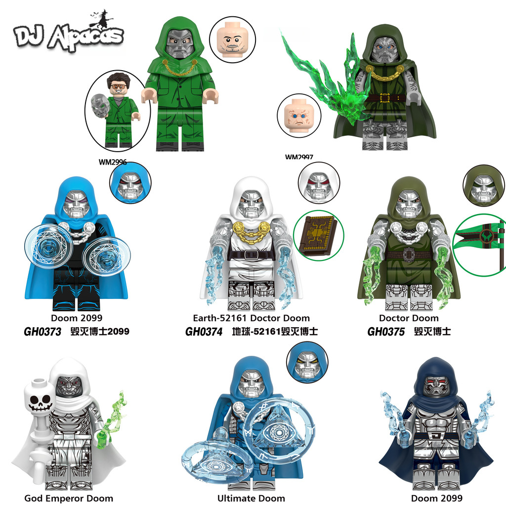 Blocos De Construção Figuras Brinquedo colecao de personagens GH0373 GH0374 GH0375 GH0376
