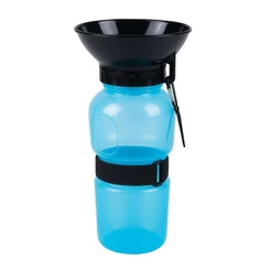 Bebedouro Garrafa Água para Passeio Cachorro Gato Squeeze 500ml Garrafinha Portátil Prático