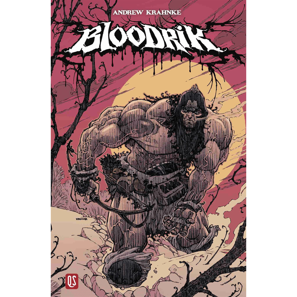 Capa do livro Livro - Bloodrik - por Andrew Krahnke - Editora QS Comics