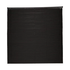 Persiana Horizontal PVC 25mm 120x130cm (LxA) na cor Preta para Janela Conthey Evolux - D148033C