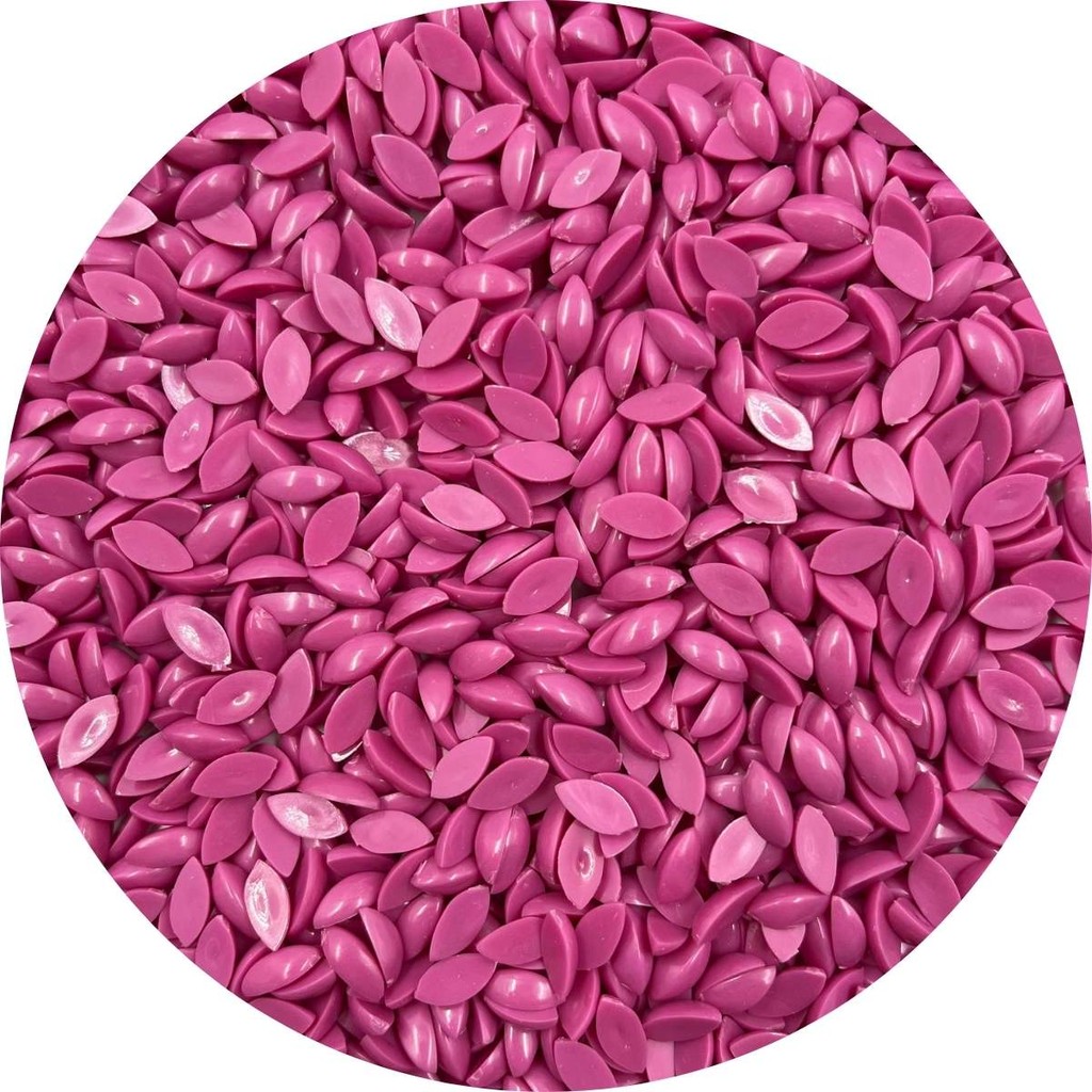 Navete Colagem Rosa Escuro 5x9mm Artesanato Biju 500un 50g