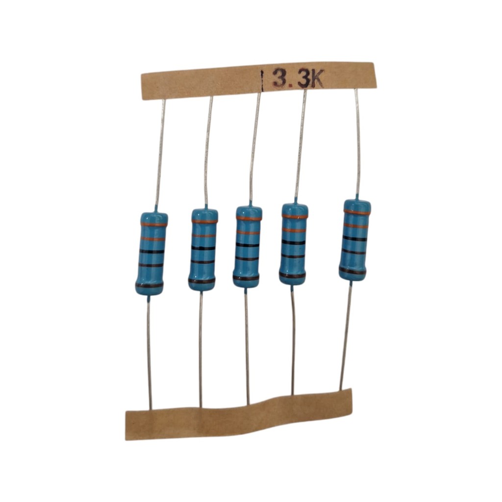 KIT 05 RESISTOR DE PRECISÃO 3.3K 3K3 1% 3W