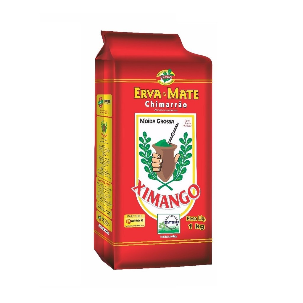 Erva Mate Chimarrão XIMANGO MOÍDA GROSSA Vácuo 1 Kg