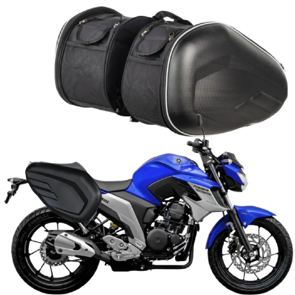 Alforge Bolsa Mala Bag Bau 58L Lateral Yamaha FZ Ys 250 Fazer BlueFlex