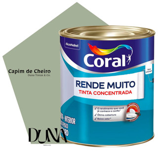Tinta Coral Rende Muito Capim de Cheiro 800ml em Oferta na Shopee