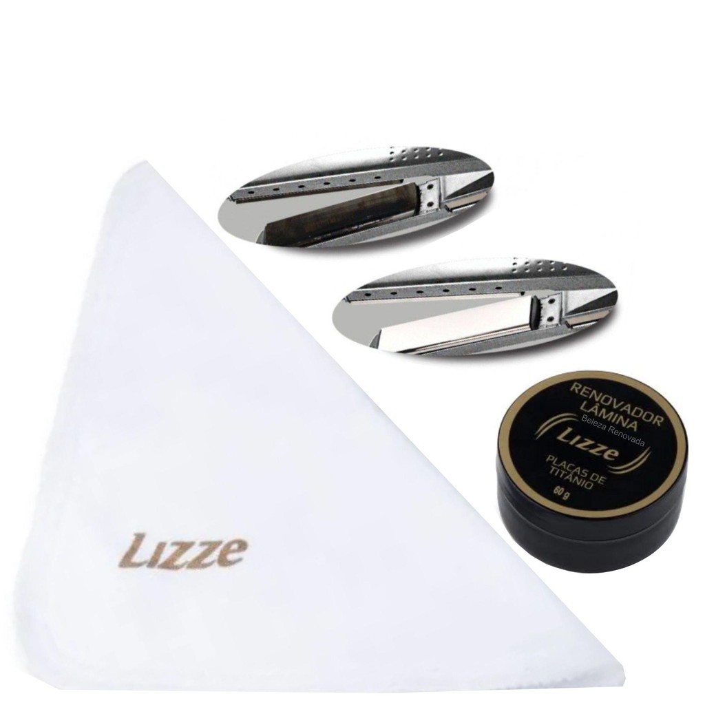 Kit Renovador Laminas Lizze Titanium 60g