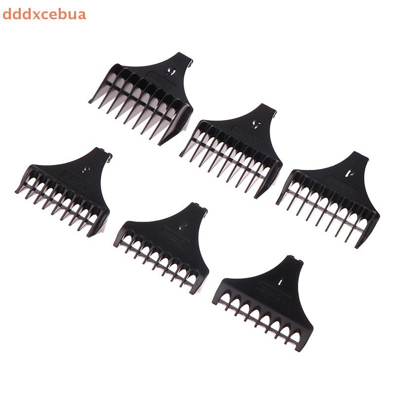 [dddxcebua] 6 Pçs/set Para T9 1.5/3/4.5/6/9/12 Mm Aparador De Cabelo Limite Pente Protetores Universais Cabeleireiro Gui