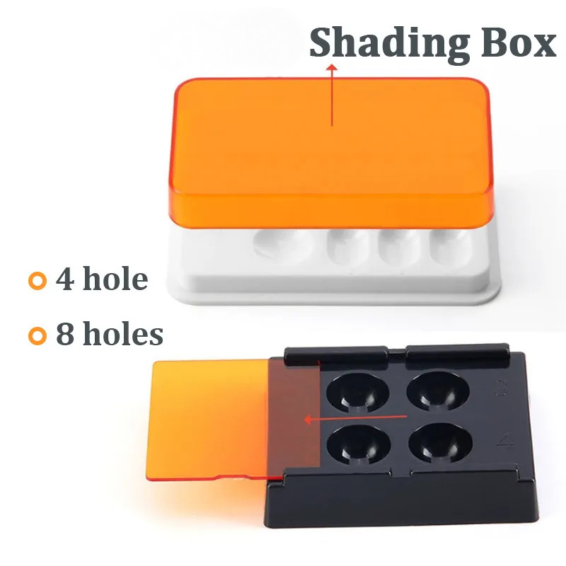 4/8 Slots Shade Light Storage Caixa Paleta Sombreamento Organizador Caso em Oferta na Shopee