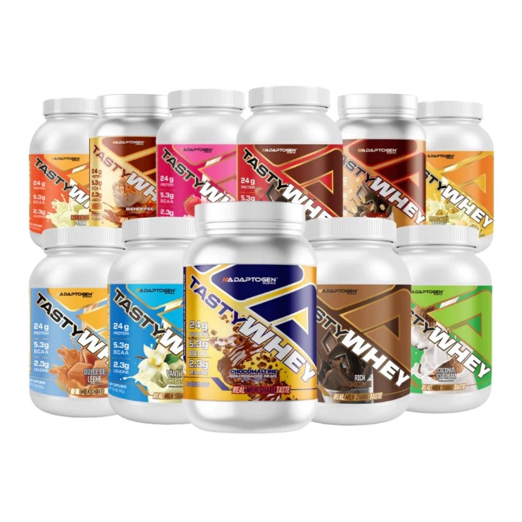 Whey Protein 3w Tasty Whey Gourmet Pote 900g Adaptogen Science