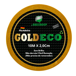 Fita Dupla Face Goldeco 10 Metros x 2.0cm Para Prótese Capilar em Oferta na Shopee