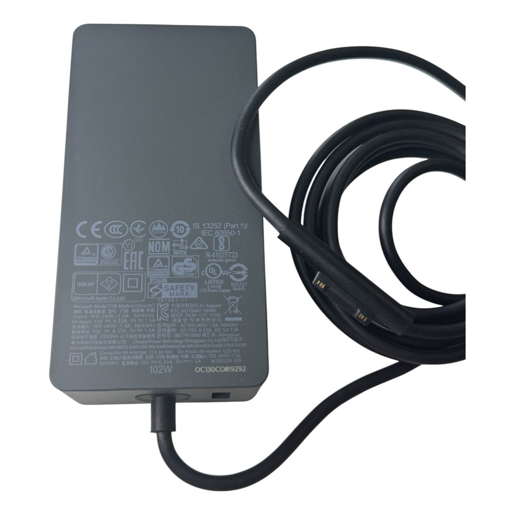 Fonte Carregador P/ Microsoft Surface Pro 7 2019 1866 102w