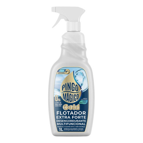 Pingo Mágico Gold Flotador Instantâneo 1l Desengordurante Top