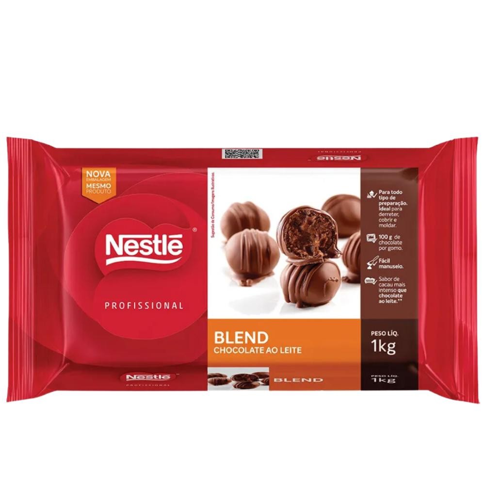 Chocolate em Barra Blend 1Kg - Nestlé em Oferta na Shopee