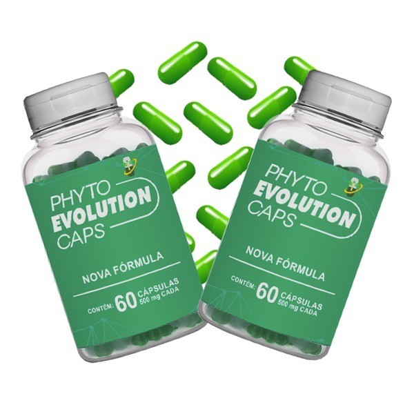 Phyto Evolution Caps A Evolução Do Famosinho 2 Potes 120 Cap