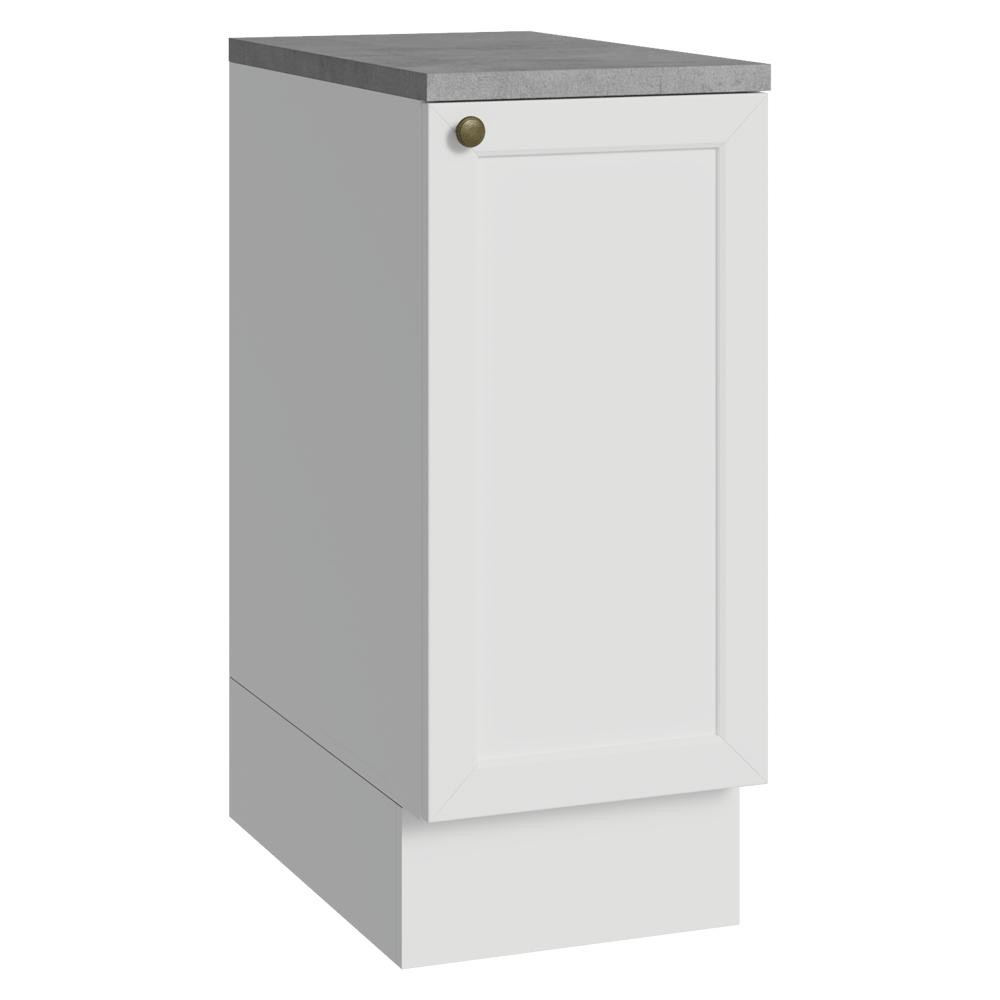 Balcão de Cozinha 35 cm 1 Porta Branco Vik Madesa