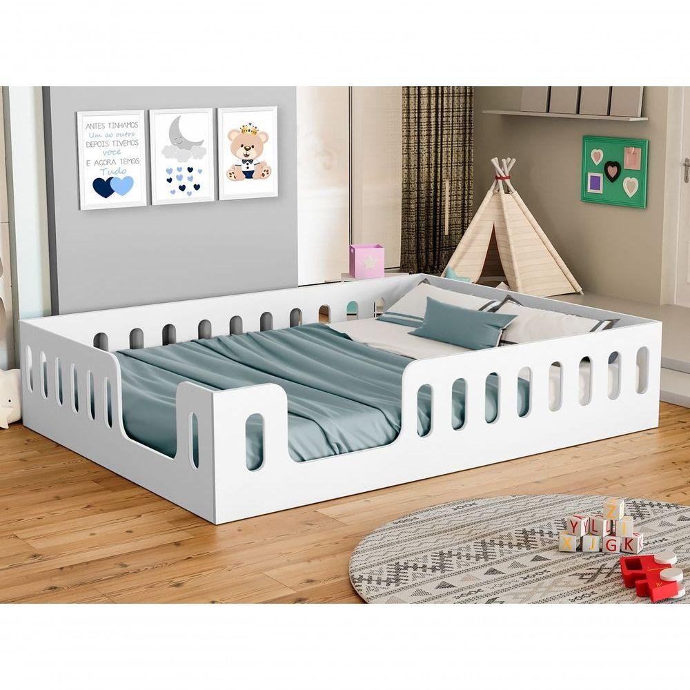 Cama Penélope Casal Com Design Montessoriano – Acompanha Colchão em Oferta na Shopee