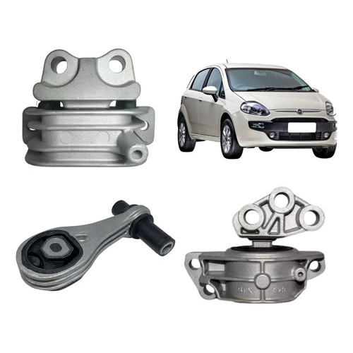 Kit Coxim Do Motor E Cambio Fiat Punto 1.4 2013 Em Diante