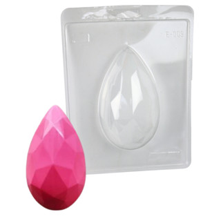 Forma com Silicone 3 partes para Chocolate Ovo de Páscoa 350 g Lapidado - Forma para chocolate em Oferta na Shopee