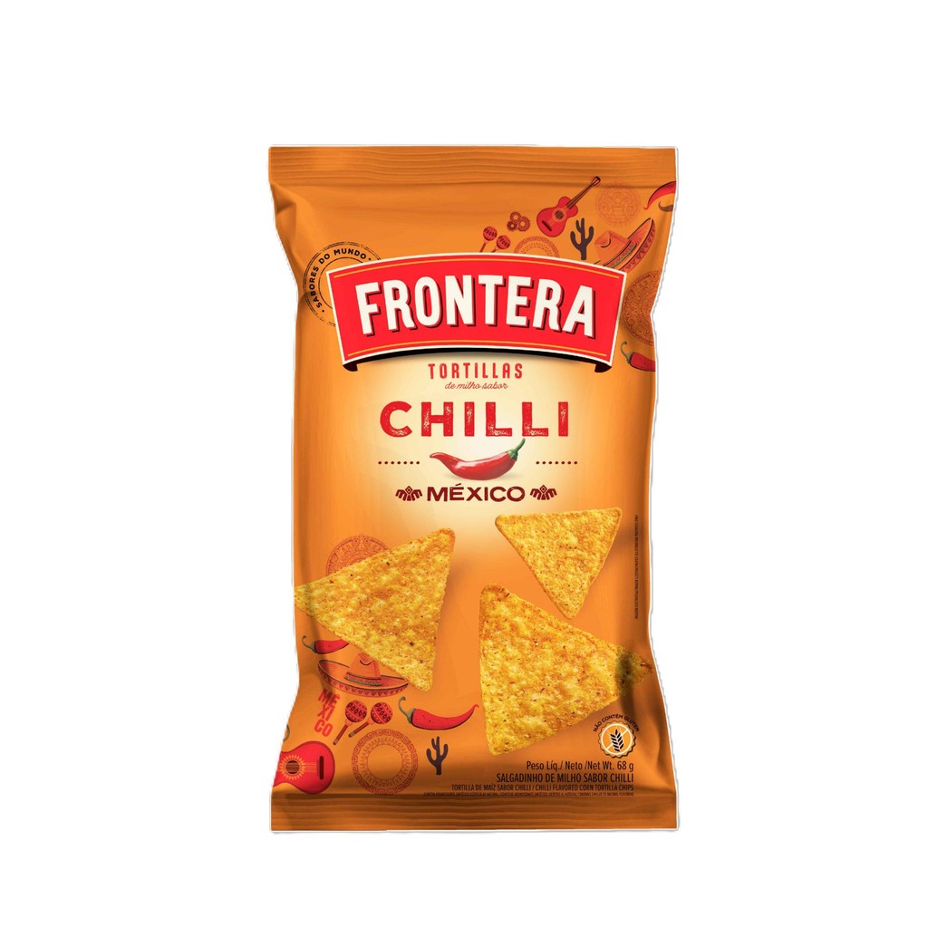 Frontera Tortilla Chips Chilli 68G 