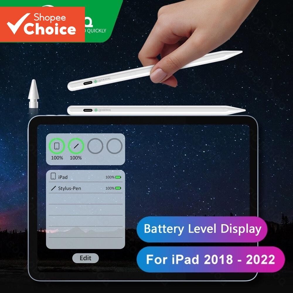 Caneta Stylus 2 Em 1 GOOJODOQ-Rejeição De Palma Para iPad Pro 11/12.9 , Air 4/5 E Gen 9/10 (2018-2022)