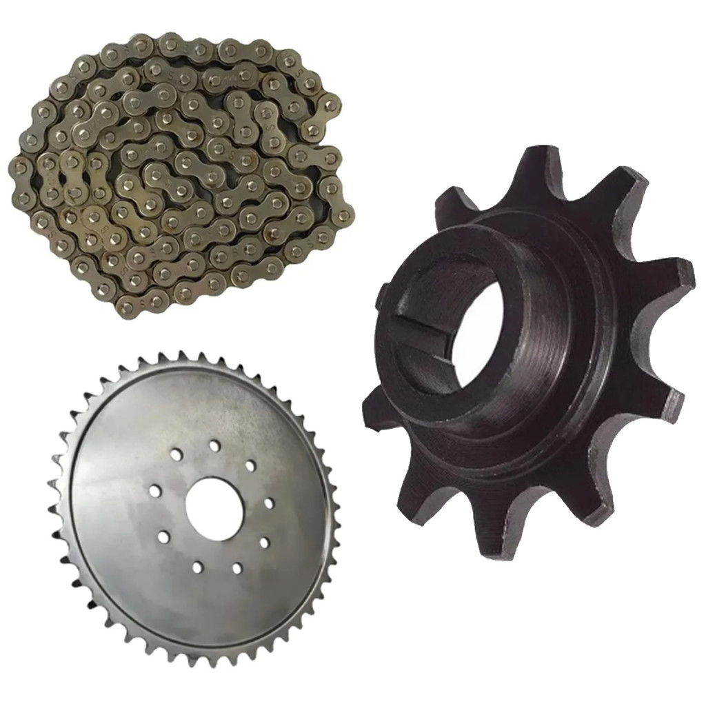 Kit Relação Bicicleta Bike Motorizada Coroa Corrente Pinhão 80cc