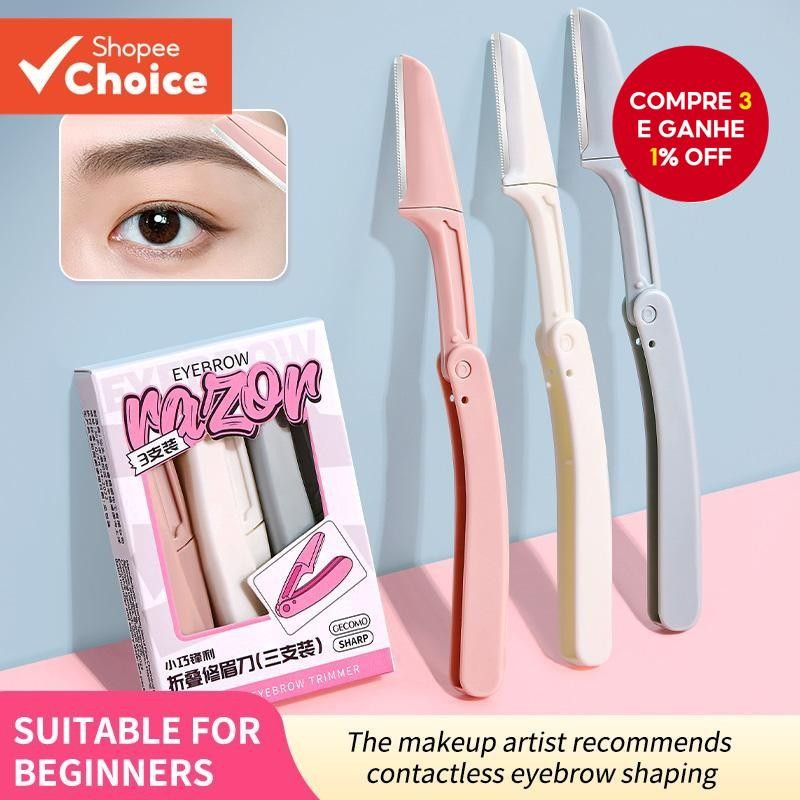 Aparador De Sobrancelhas Gecomo 3-Pack - Dobrável

✅ R$3,90 - R$9,94🔥