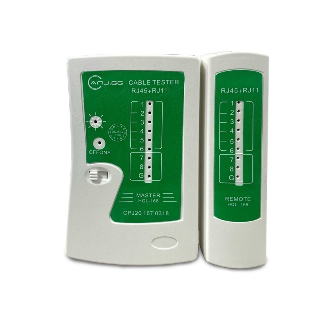 Testador de Cabo RJ45 RJ11 LAN Rede Ethernet Telefone Detector de Falhas Profissional Portátil — imagem 2 de 2