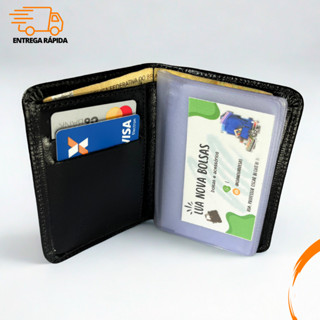 Carteira Masculina Slim Pequena |Carteira masculina couro Modelo Leve, Porta Cartão e CNH em Oferta na Shopee