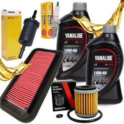 Kit Revisão Fazer 250 2018-2023 / Fz25 250 Abs 2018-2026 Yamalube 10w40 FIltros Vela Ngk
