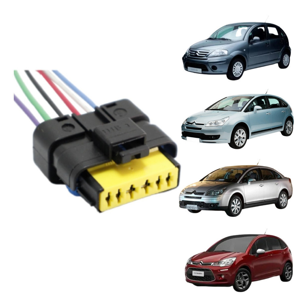 Conector Chicote Flange Bomba Combustivel Citroen C3 C4 1.4 1.6 2.0 em Oferta na Shopee