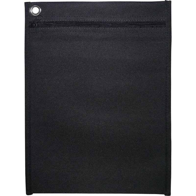 Pasta Malote NYLON 25X35CM Preta Vertical - Pacote com 3