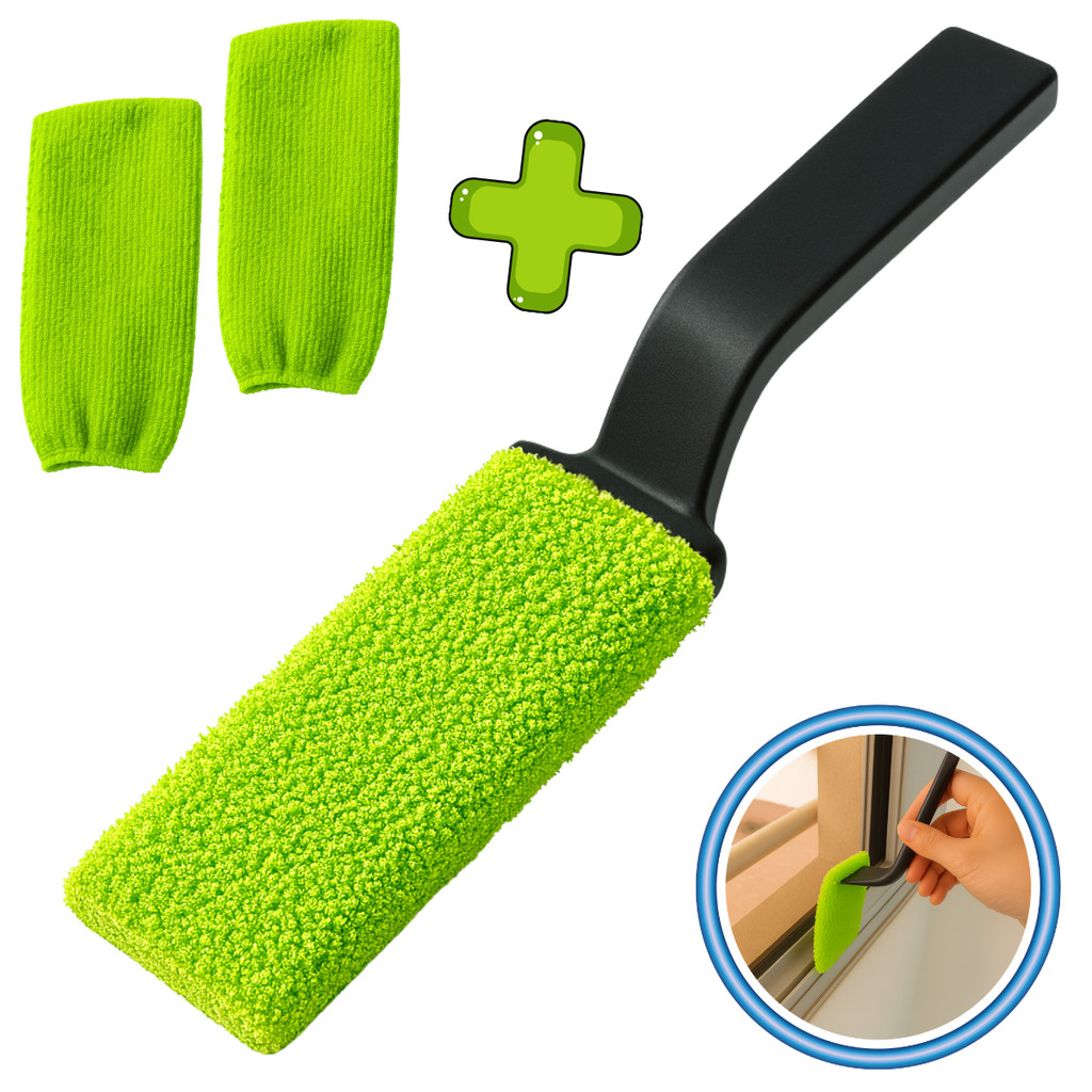 Espátula Transpasse para Limpeza Box e Refil de Microfibra  Para Vidros Frestas Portas de Correr em Oferta na Shopee